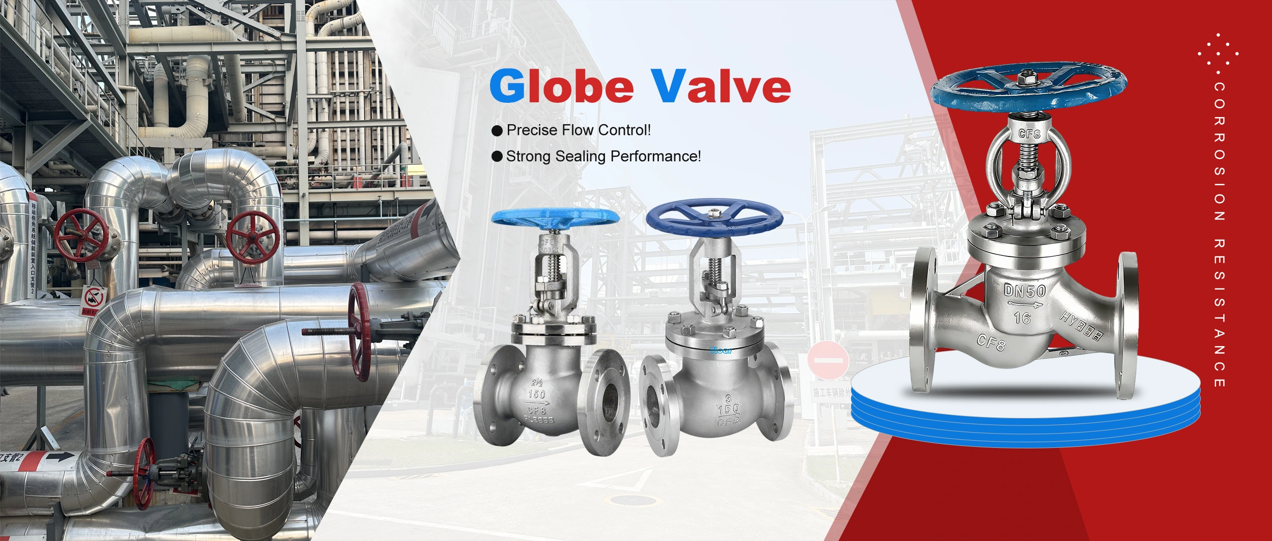 Factory Direct Globe àtọwọdá ni Huadu