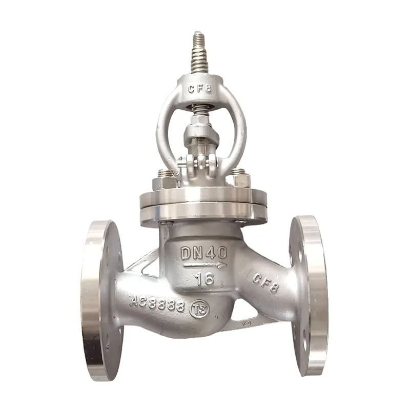 Irin alagbara, irin 304 Flanged Globe àtọwọdá
